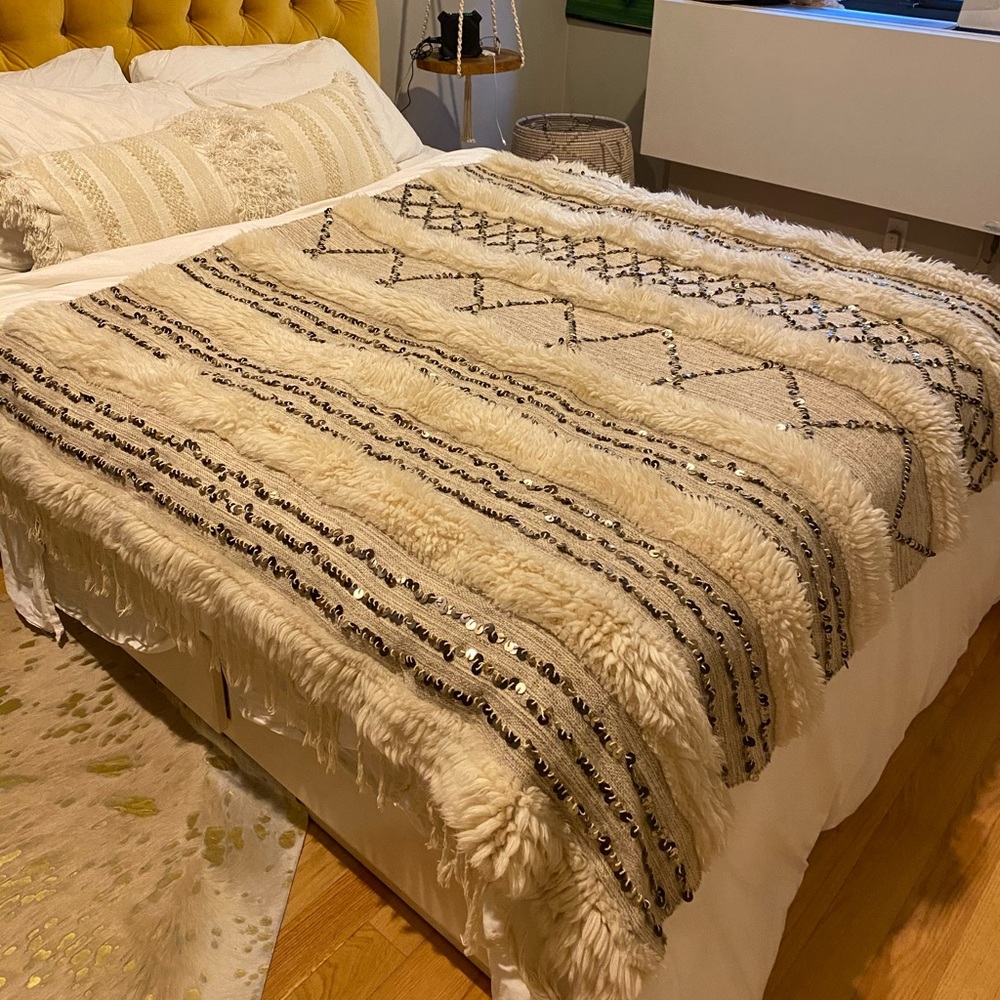 RH Moroccan Wedding blanket